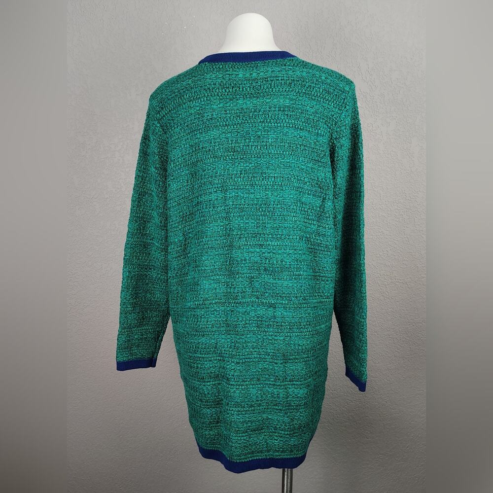 Lilly Pulitzer Tannery Sweater (Sweater Only) Cardigan Green Blue Size XL NEW - Picture 4 of 16